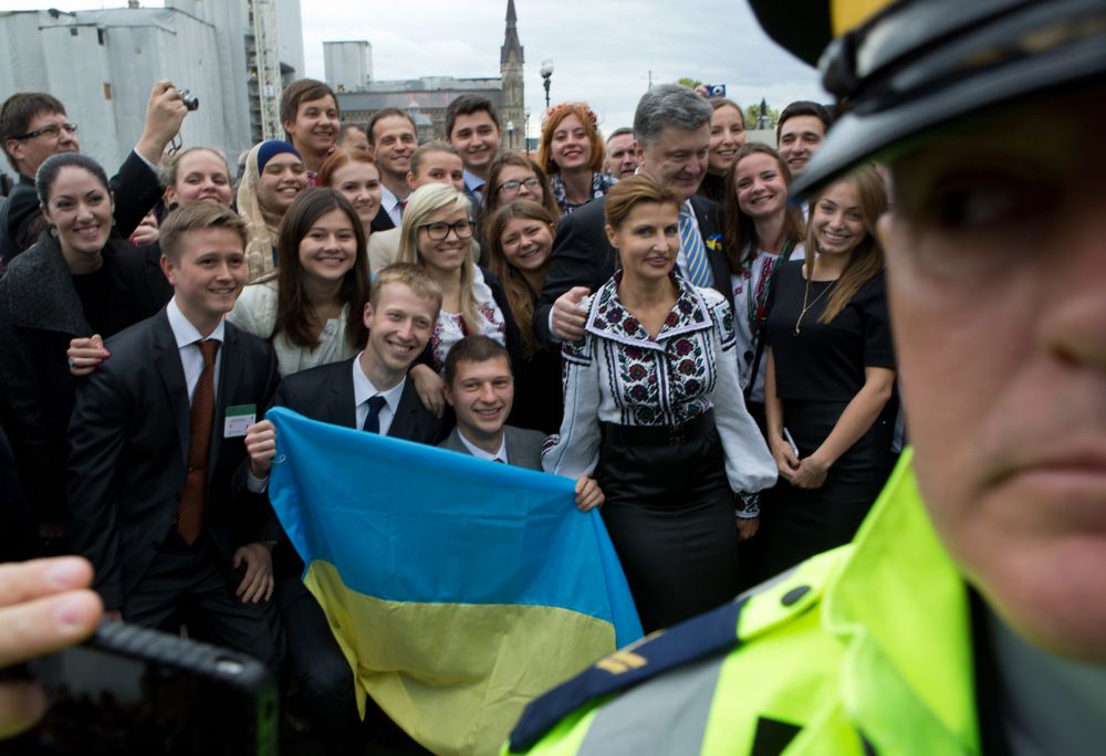 Петр Порошенко в Канаде