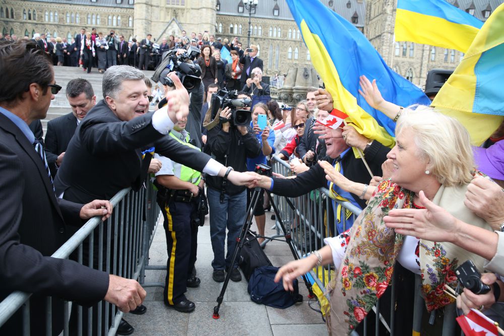 Петр Порошенко в Канаде