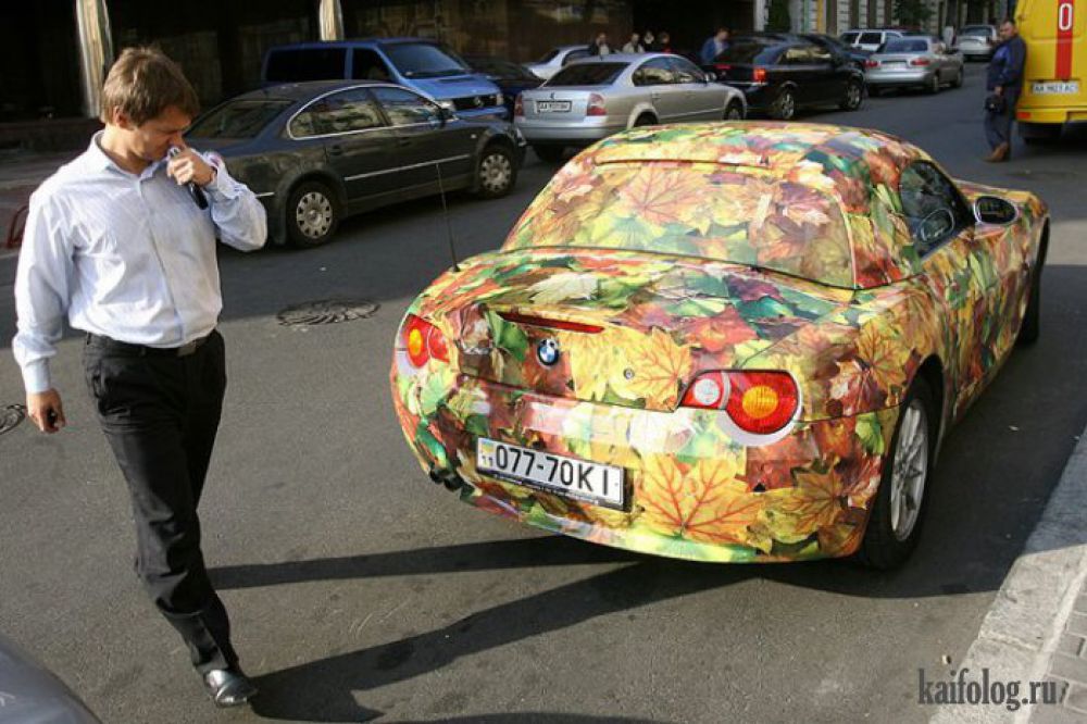 Невероятная аэрография на авто