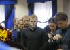 Церемония прощания с экс-игроком киевского ФК «Динамо» и сборной Украины по футболу Андреем Гусиным
