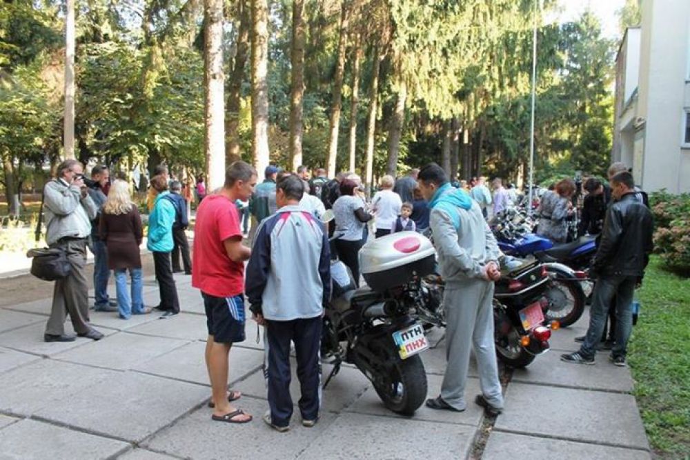 Винницкие байкеры проведали раненых из зоны АТО