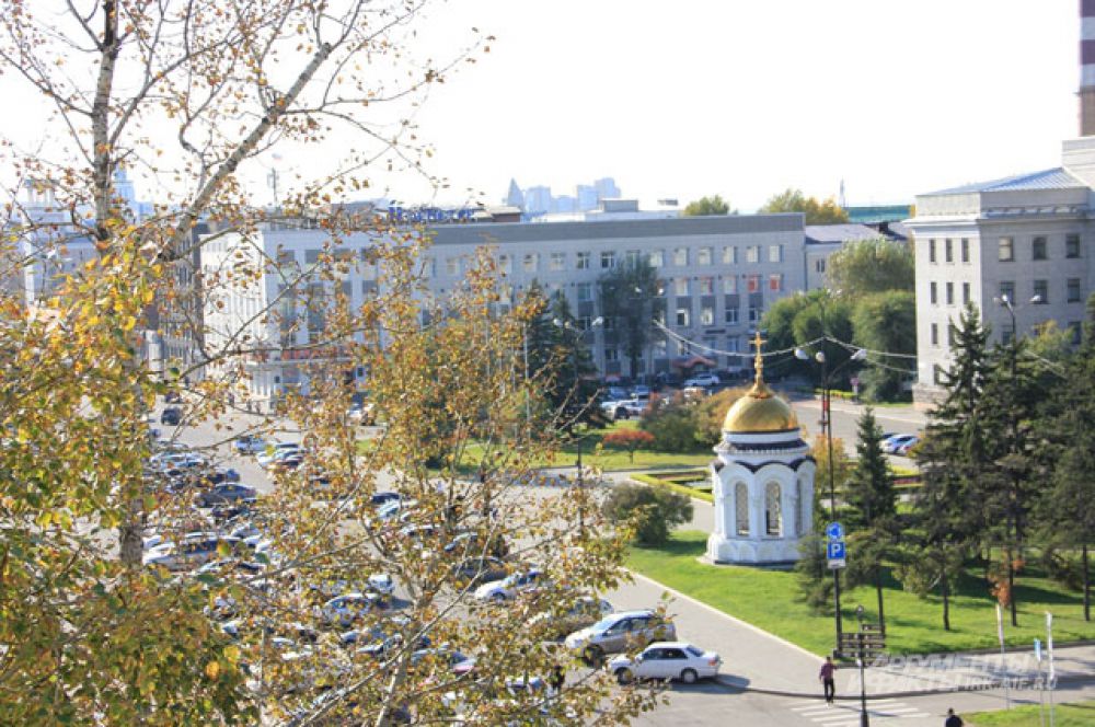 Сквер им. Кирова, Иркутск.