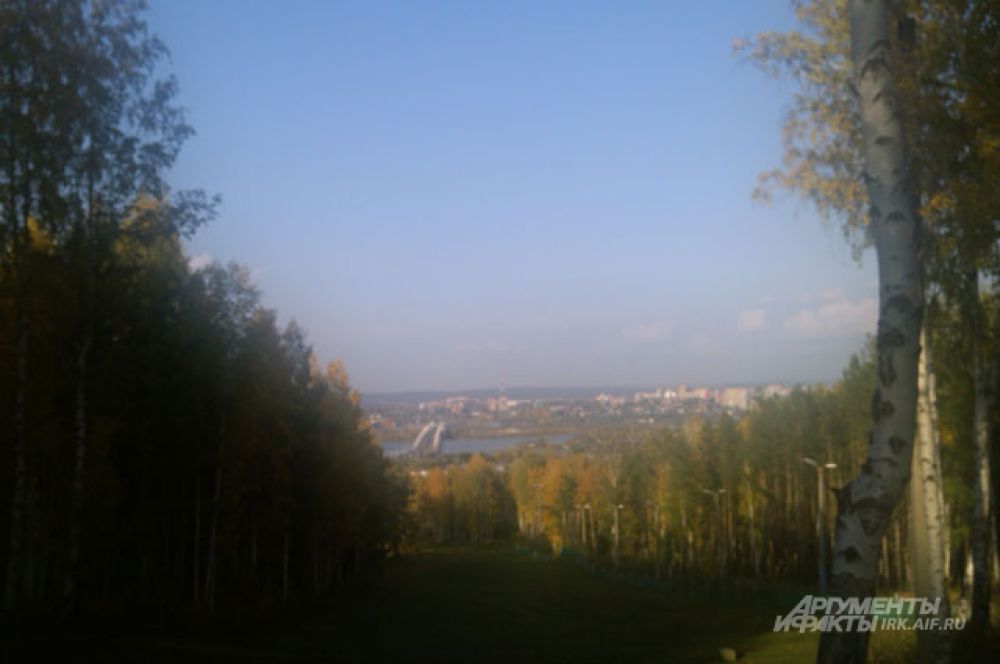 Парк в иркутском Академгородке.