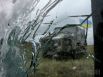Под Киевом демонстративно обстреляли бронетехнику для сил АТО