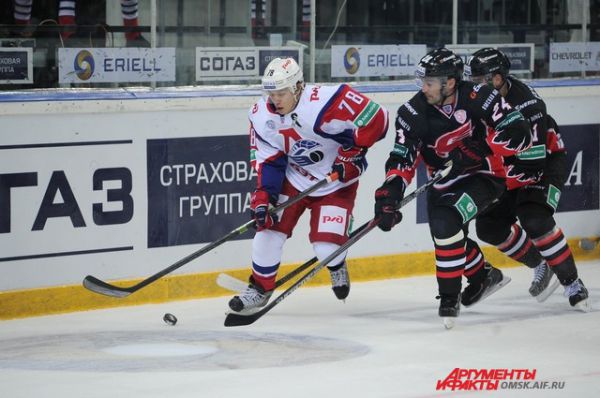 Хоккейный матч «Авангард»-«Локомотив». 