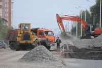 На одном участке Красноярского тракта ремонт уже закончили.