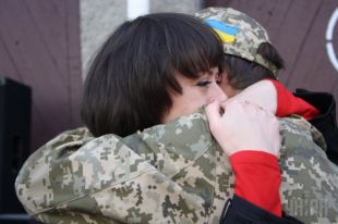 Возвращение бойцов из зоны АТО
