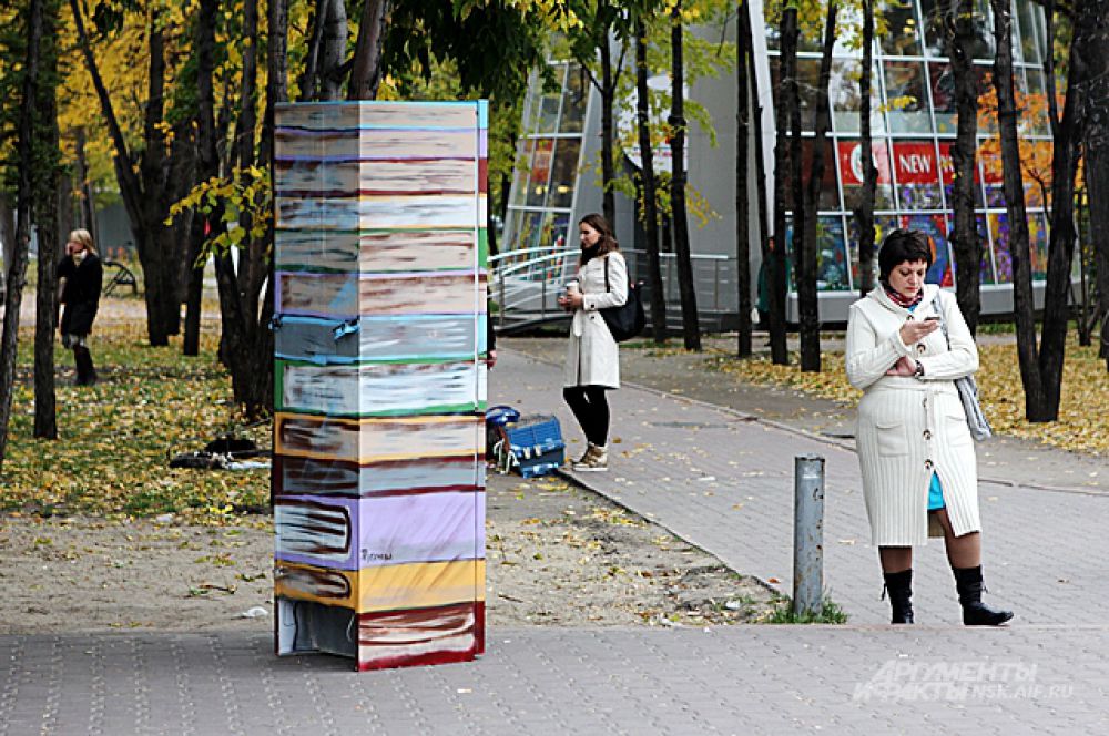 Помогут ли новосибирцам «вылезти» из смартфонов книжные чудо-холодильники?