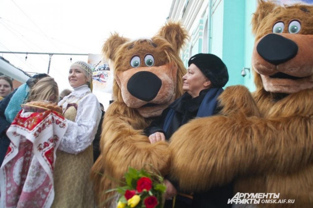 Кинопоезд «ВГИК-95» в Омске.