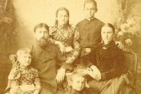 Семья Фанталовых, примерно 1865 год.