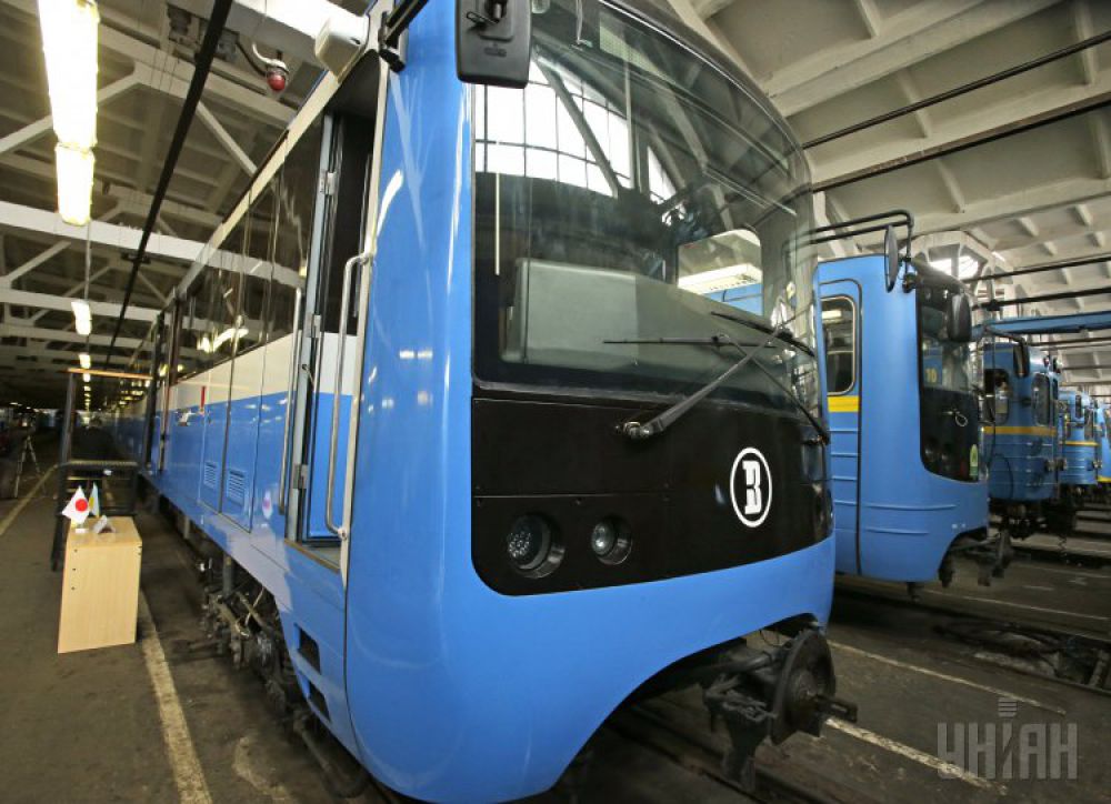 Модернизированные вагоны метро в Киеве