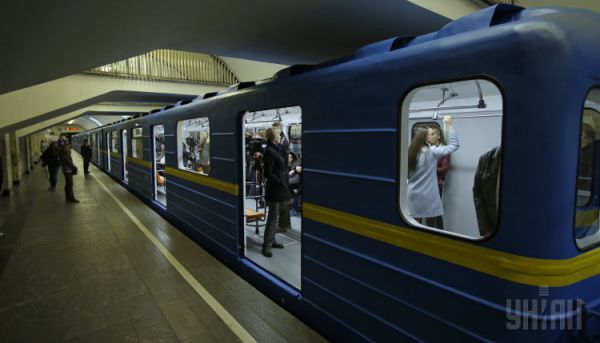 Модернизированные вагоны метро в Киеве
