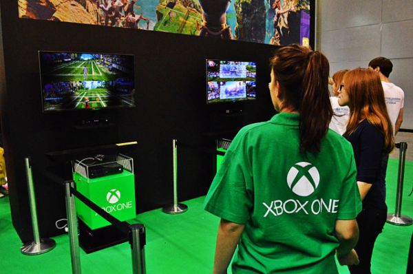 Стенд Xbox.