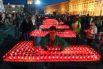 На Майдане Незалежности зажгли тысячи свечей в память о погибших в зоне АТО
