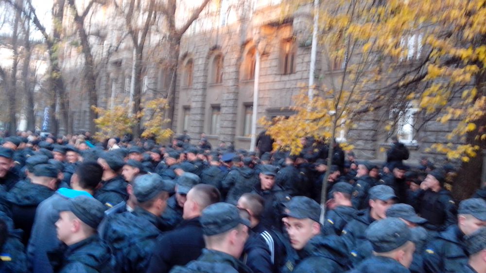 Нацгвардия возле АП