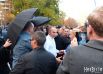 Нестора Шуфрича в Николаеве забросали яйцами