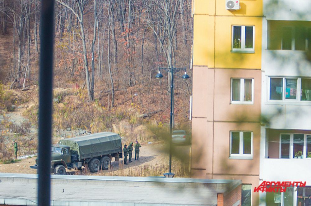 В это время вторая группа только выходила из леса.