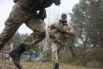 Тренировка военных и добровольцев на Марусином полигоне