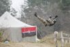 Тренировка военных и добровольцев на Марусином полигоне