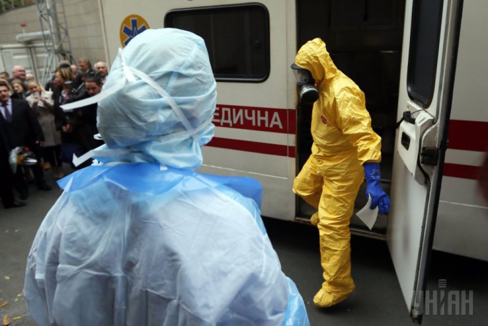 Тренировочные учения на выявлении больного с подозрением на лихорадку Эбола