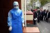 Тренировочные учения на выявлении больного с подозрением на лихорадку Эбола