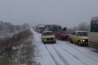 Первый снег в Украине
