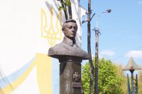 Памятник Симону Петлюре в городе Ровно.