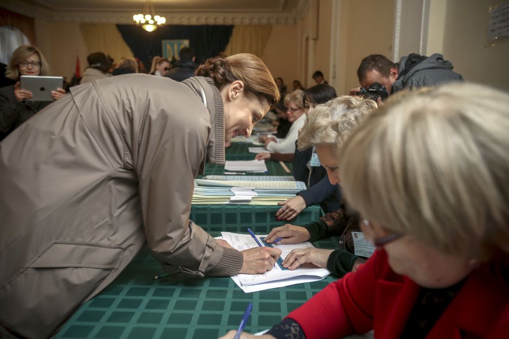Марина Порошенко проголосовала на выборах