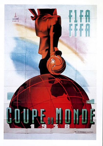 ЧМ-1938 во Франции. Итальянцы выиграли второй турнир подряд, в решающей игре одолев команду Венгрии.