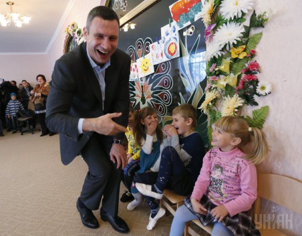 Мэр Киева Виталий Кличко посетил столичный детсад