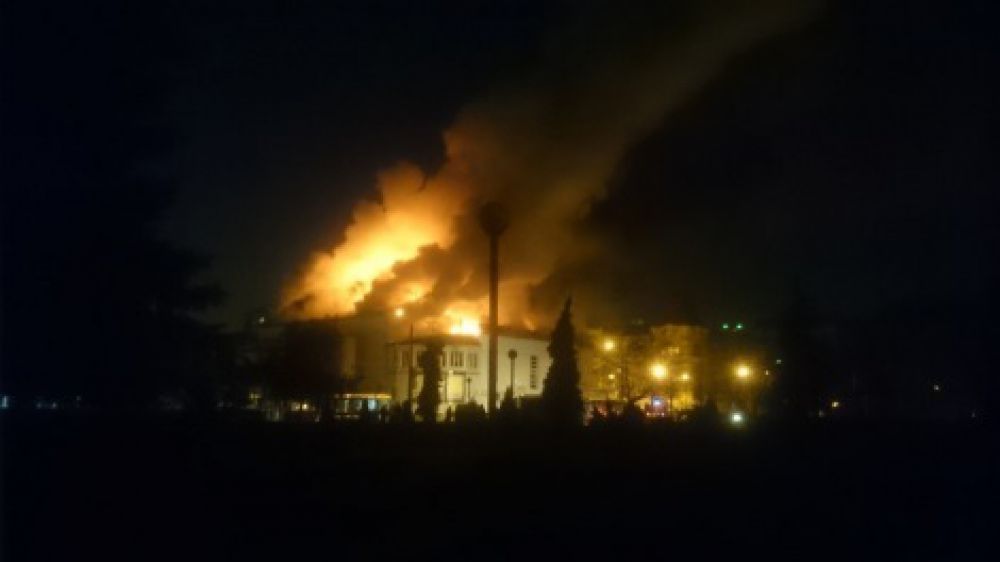 Пожар в кинотеатре «Жовтень»