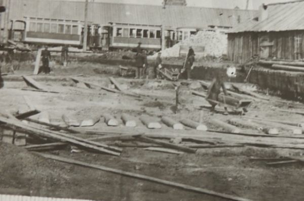 Строительство трамвая в Царицыне 1911-1912 годы.