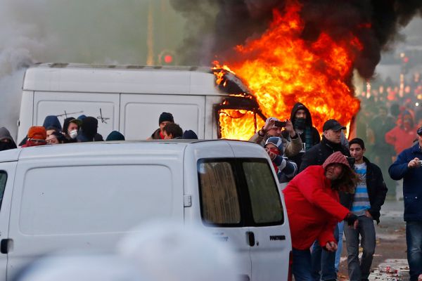 По сведениям полиции, участие в массовом протесте в Брюсселе приняло около 100 тысяч человек. Со стороны организаторов упоминалось о 130 тысячах протестующих.