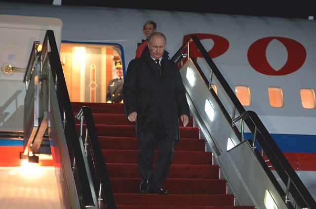 Владимир Путин прибыл в Приморье.