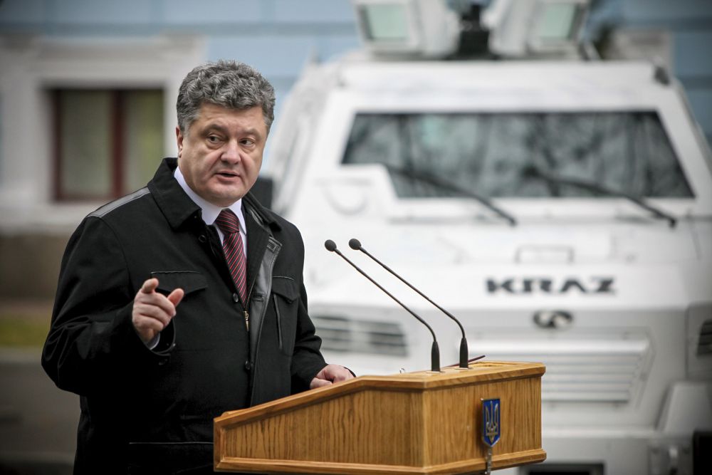 Вручение бронеавтомобилей миссии ОБСЕ в Украине