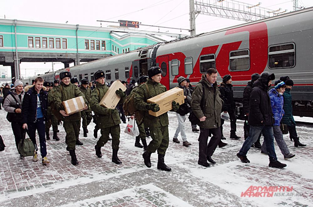 Всего в Президентский полк отправили 15 призывников.
