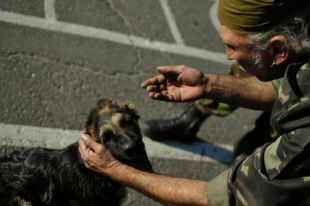 Боец батальона «Айдар» в Счастье (Донбасс)