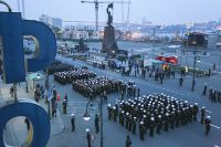 Репетиция парада Победы во Владивостоке.