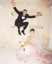 Джессика Бил в платье Giambattista Valli