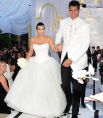 Ким Кардашьян в платье Vera Wang
