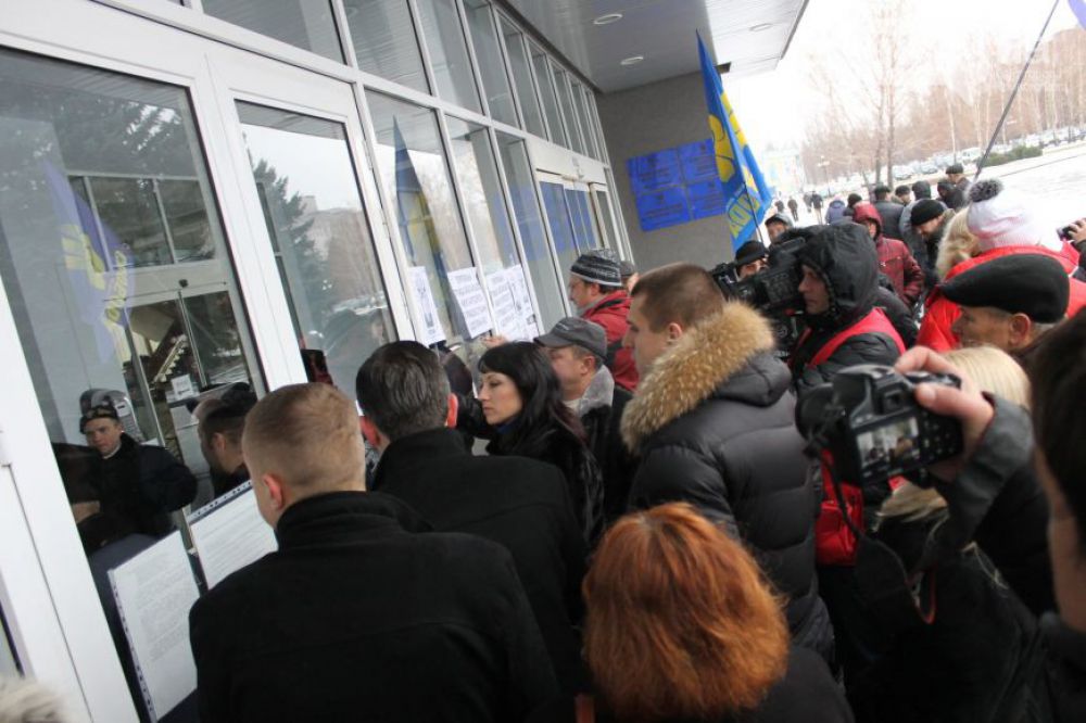 Штурм горсовета в Кривом Роге