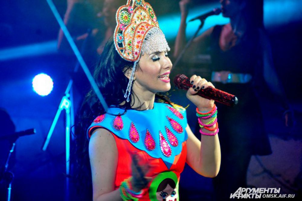 Омск посетила с концертом «Дикий ангел» Наталия Орейро.