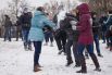 Битва в снежки в Киеве