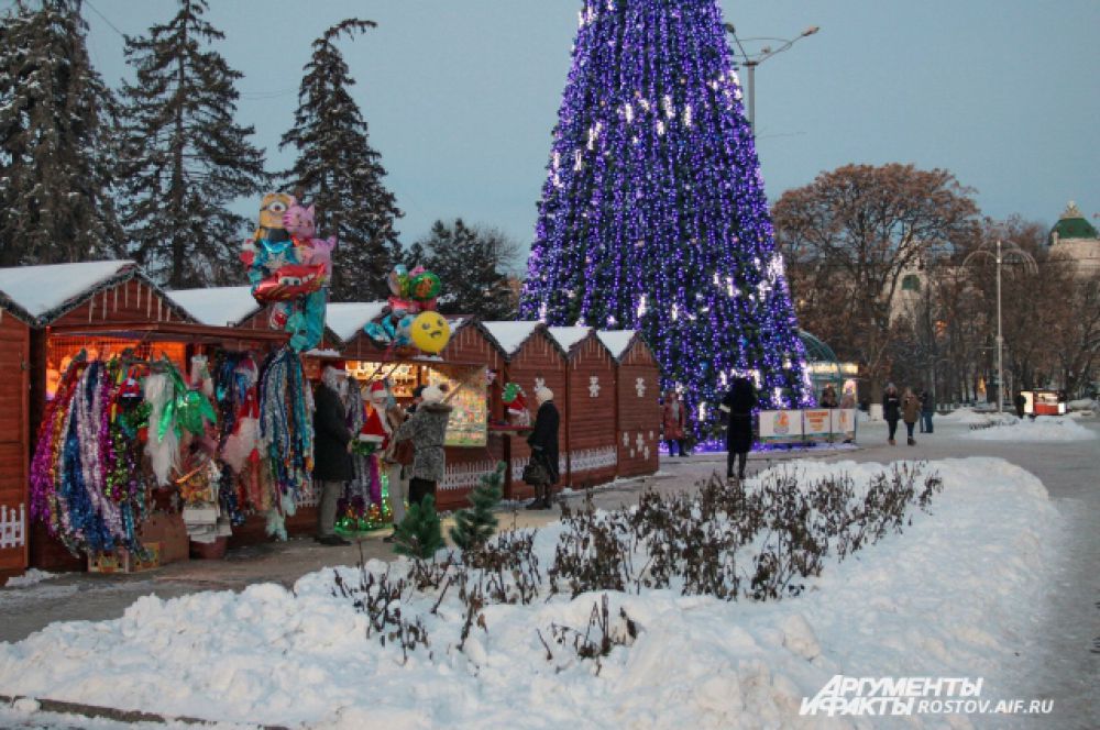 Уже открылись зимние базары.