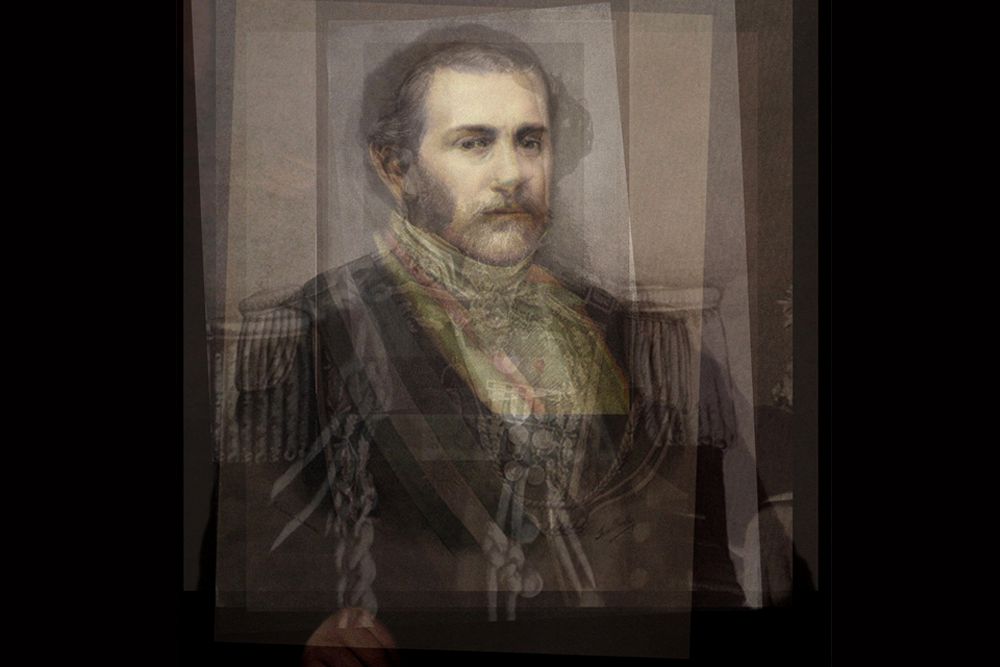 Все президенты Аргентины с 1826 по 1892. В портрет вошли лидеры Аргентины ,которая перестала быть колонией Испании. Тем не менее, влияние армии Испании прослеживается в мундирах лидеров.