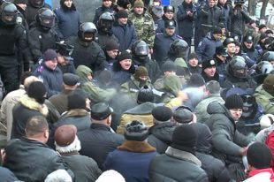 Протесты в Виннице