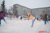 В Омске на улице Декабристов открылась хоккейная коробка.
