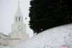 В Казани снег выпал в начале декабря. Как говорят местные жители, довольно поздно. Да и сейчас погода капризничает. Морозы сменились потеплением, отчего снег превращается в кашу.
