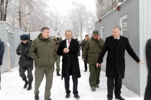 Осмотр модуля для бойцов АТО