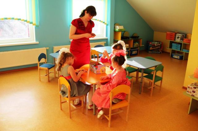 Детский сад в поселке Холмогоровка ничем не отличается от городского.